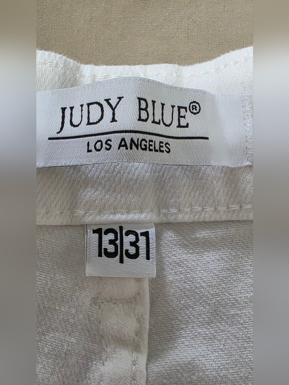 Judy Blue White Cargo Utility Straight Leg Pant/Jeans Size 13/31 JB88796 - Picture 6 of 11